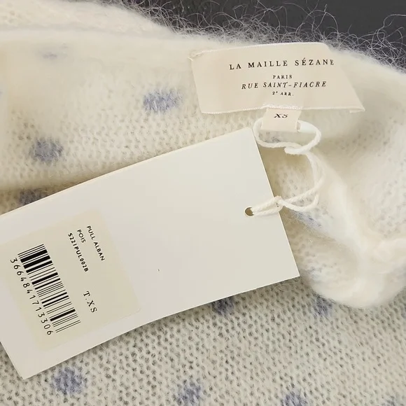 Sezane Pull Alban jumper sweater Wool mohair NWT size XS - Picture 8 of 14